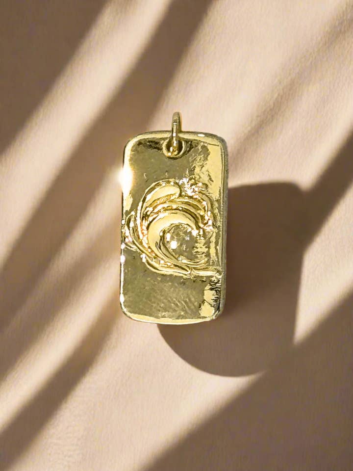 Hundemarke Wave Charm für den Großhandel von My Girl in LA