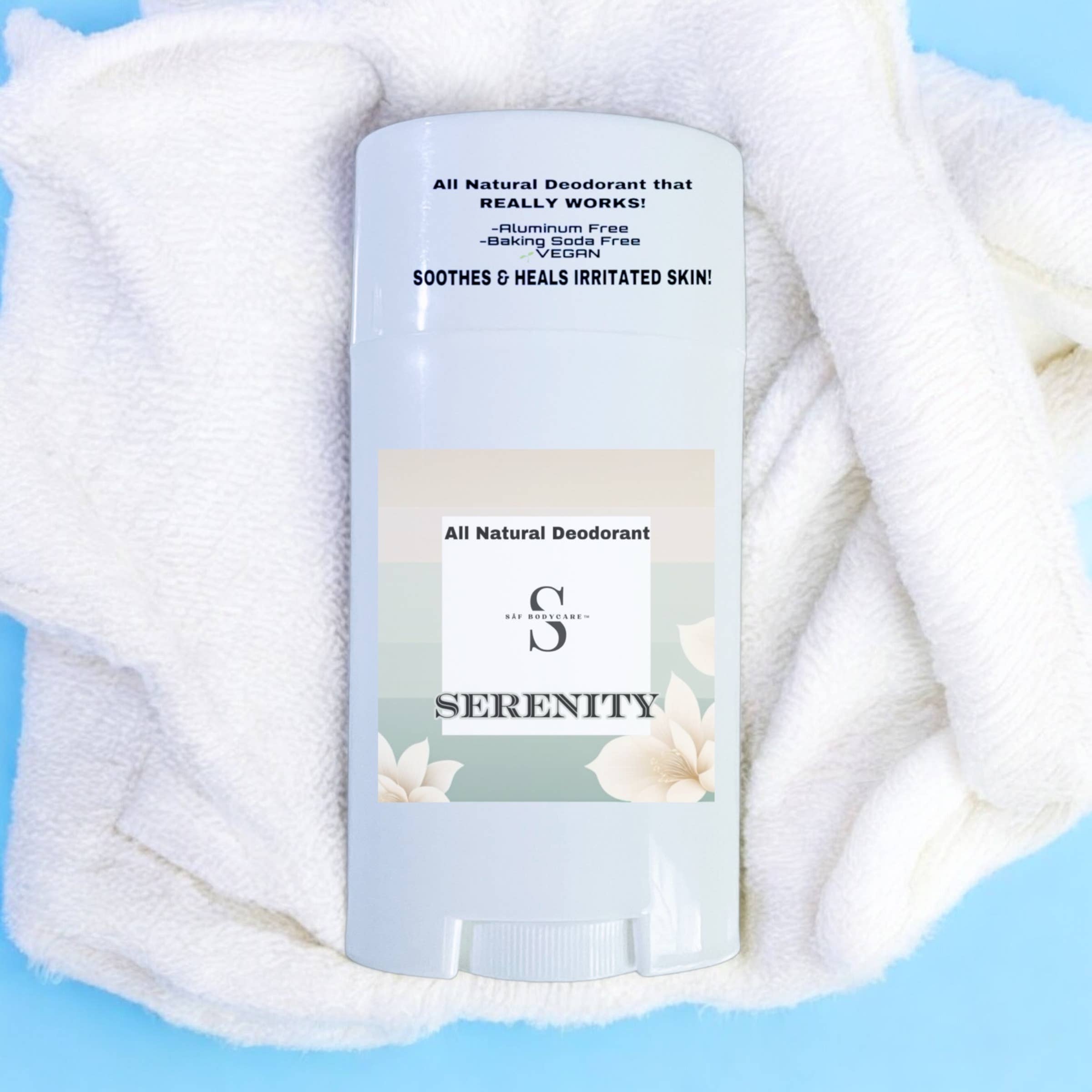 SĀF Body Care - Wholesale Deodorant - Unisex - Serenity Natural Deodorant, Aluminum Free, White Tea, Ginger9