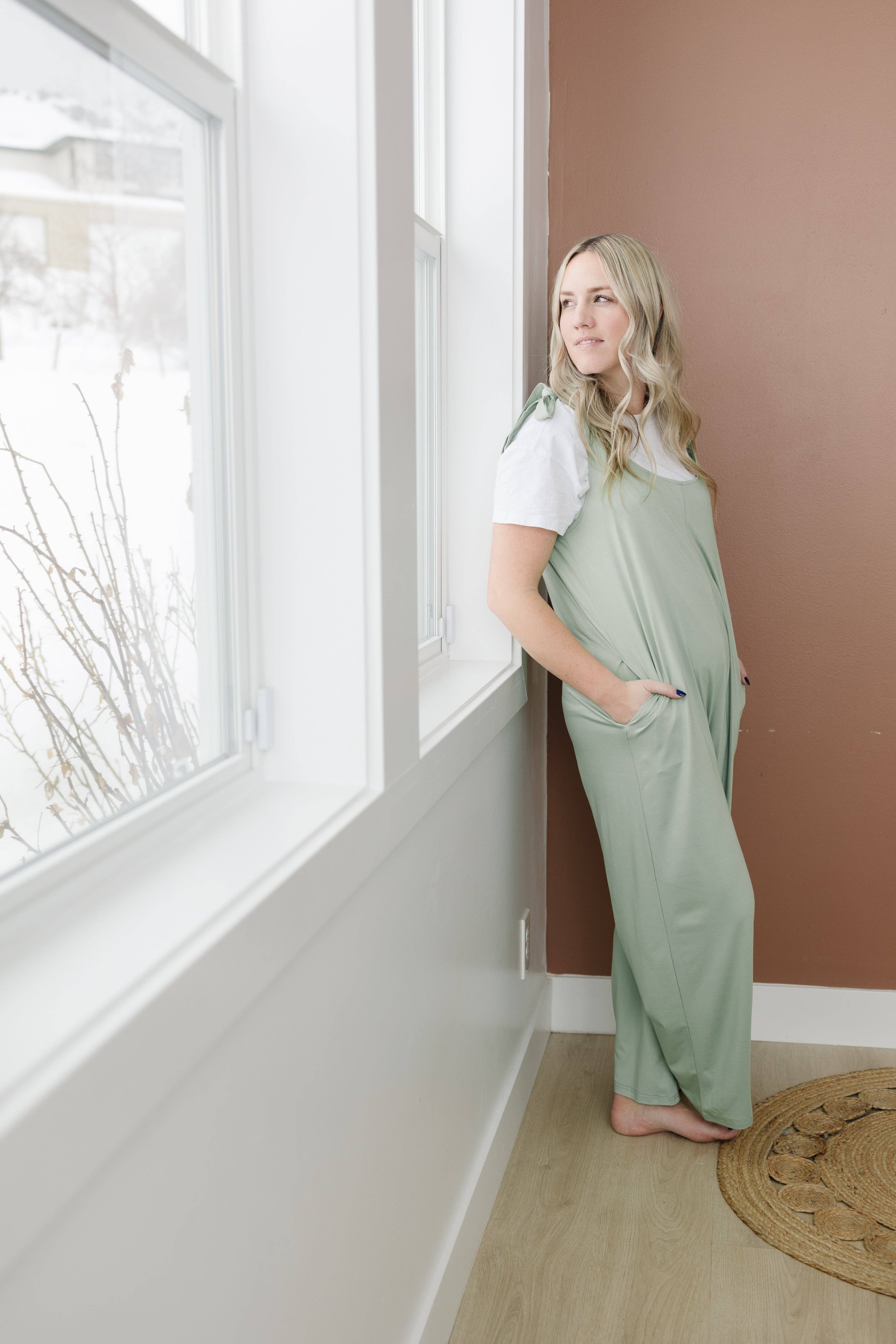 Earth Baby Outfitters - Wholesale Jumpsuit - Women's - Eco-Cosy Megan Wide Leg Romper8