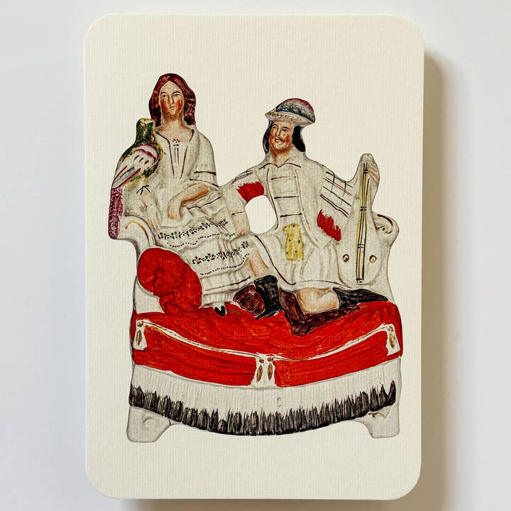 Canonbury Press - Wholesale Love Card - The Lovebirds Greeting Card | Birthday Card | Elegant Cards