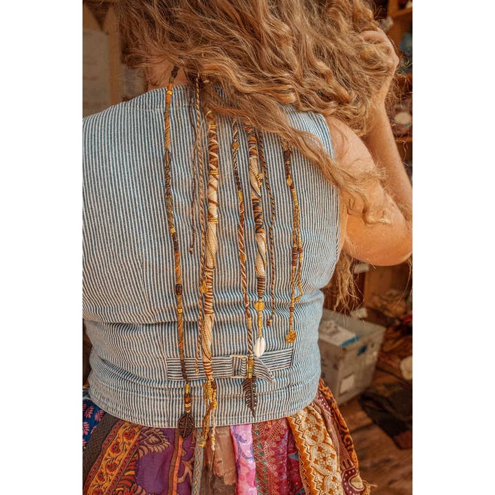 Gardenbelle Shop - Wholesale Hair Extensions - Hippie Boho Hair Wrap, Dangle Beachy Lulu Hair Extension