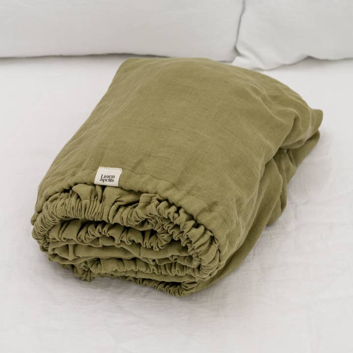 Olivgrünes Spannbetttuch aus Leinen und andere Ergebnisse für jacobson spannbettlaken im Großhandel. Kostenlose Rücksendungen und 60-Tage-Zahlungsziel auf Faire im Trend auf Faire.