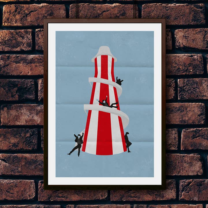 Helter Skelter Beatles Art Print for wholesale by ArtyBurgers