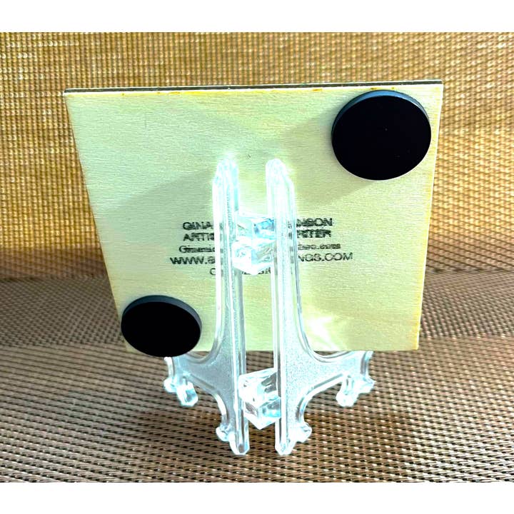 Sublime Paintings by Gina N.J. - Venta al por mayor Pintura/dibujo - «Puesta de sol con amor» - Arte en miniatura/imán2