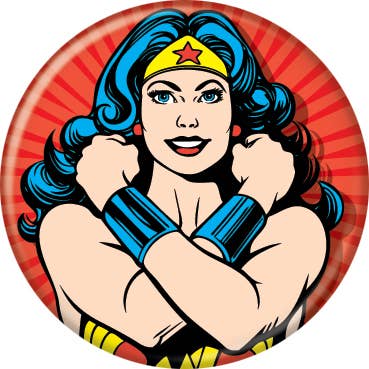 DC Comics Wonder Woman Buttons 1.25" Round for wholesale by Ata-Boy