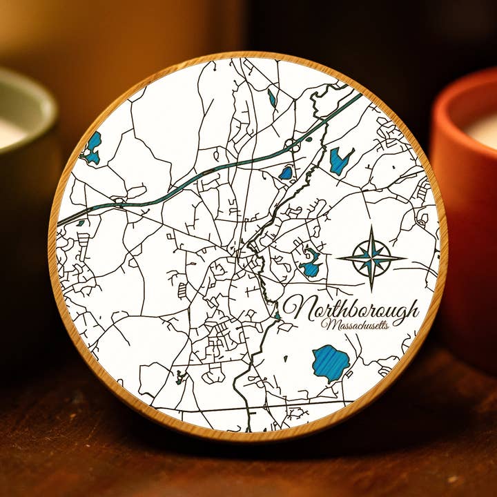 Northborough, MA Magnet Top Candle (Standard) for wholesale by Fire & Pine