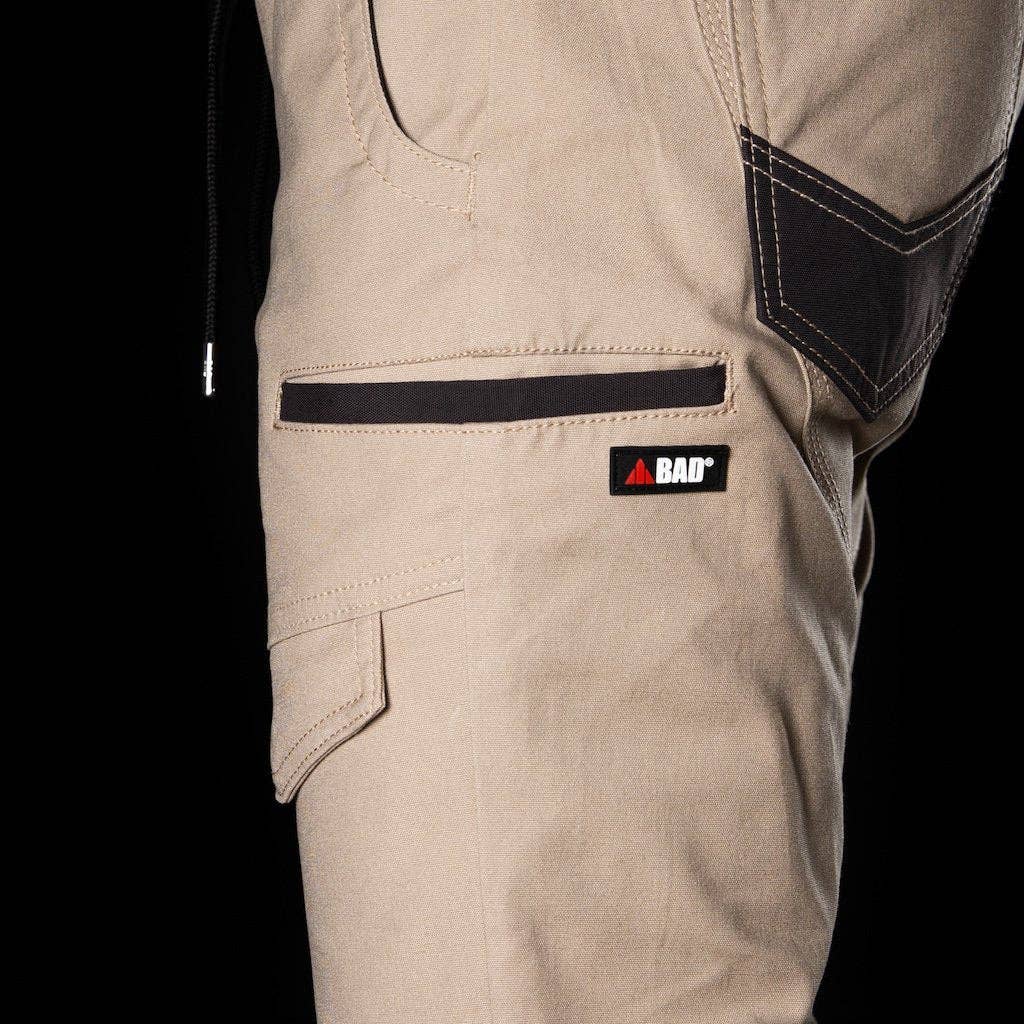 BAD WORKWEAR - Wholesale Pants - Men's - BAD SAVIOUR™ CUFFED ELASTIC WAIST WORK PANTS4