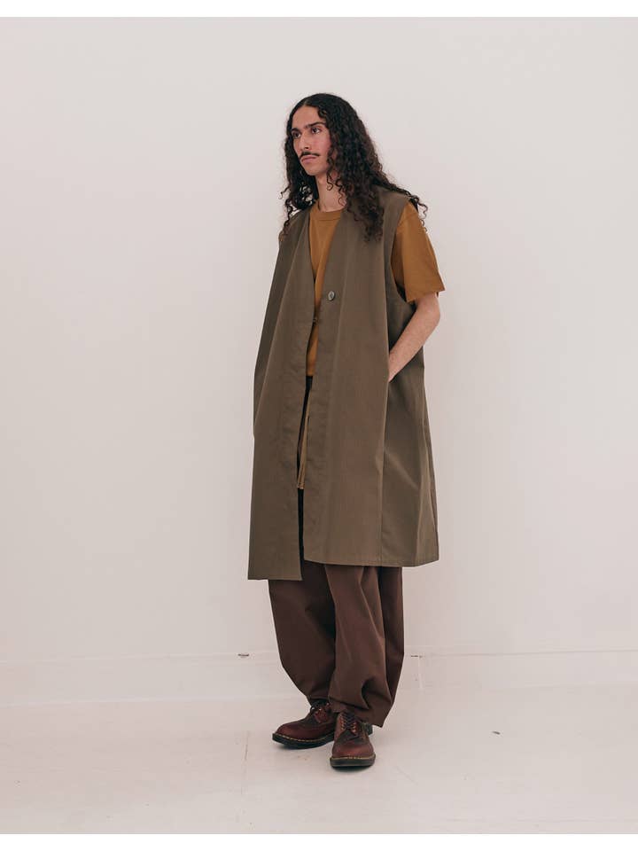 Cèucle - Wholesale Outerwear Vest - Women's - LONG VEST CHAPTER 1 _ OLIVE4