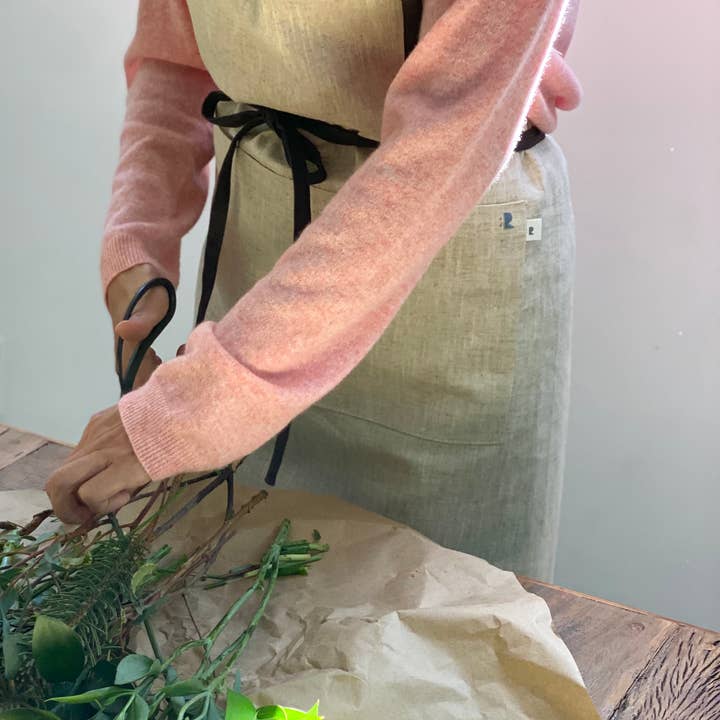 :Remenu - Wholesale Apron - Linen Apron Natural2