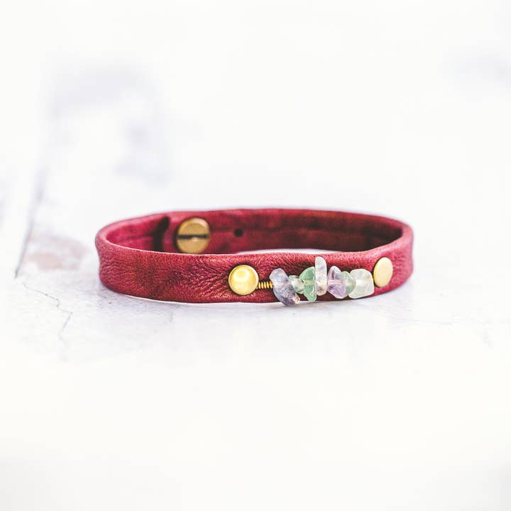 Giving Bracelets - Wholesale Beaded Bracelet - Pebble Bracelet - Antique Brass10