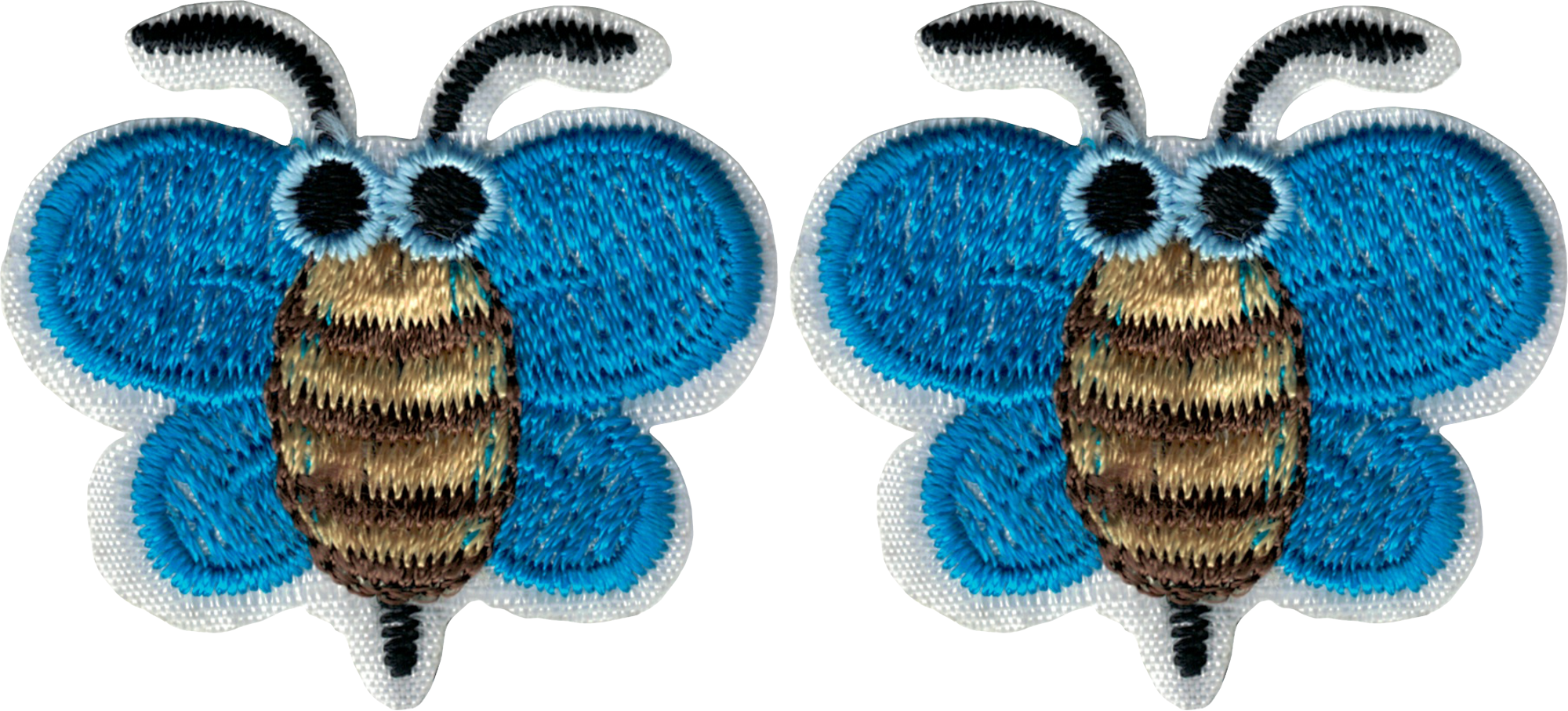 Square Deal Recordings & Supplies - Vendita all'ingrosso Toppe - Toppa a forma di calabrone, colorata, set da 2, 3 opzioni di colore0