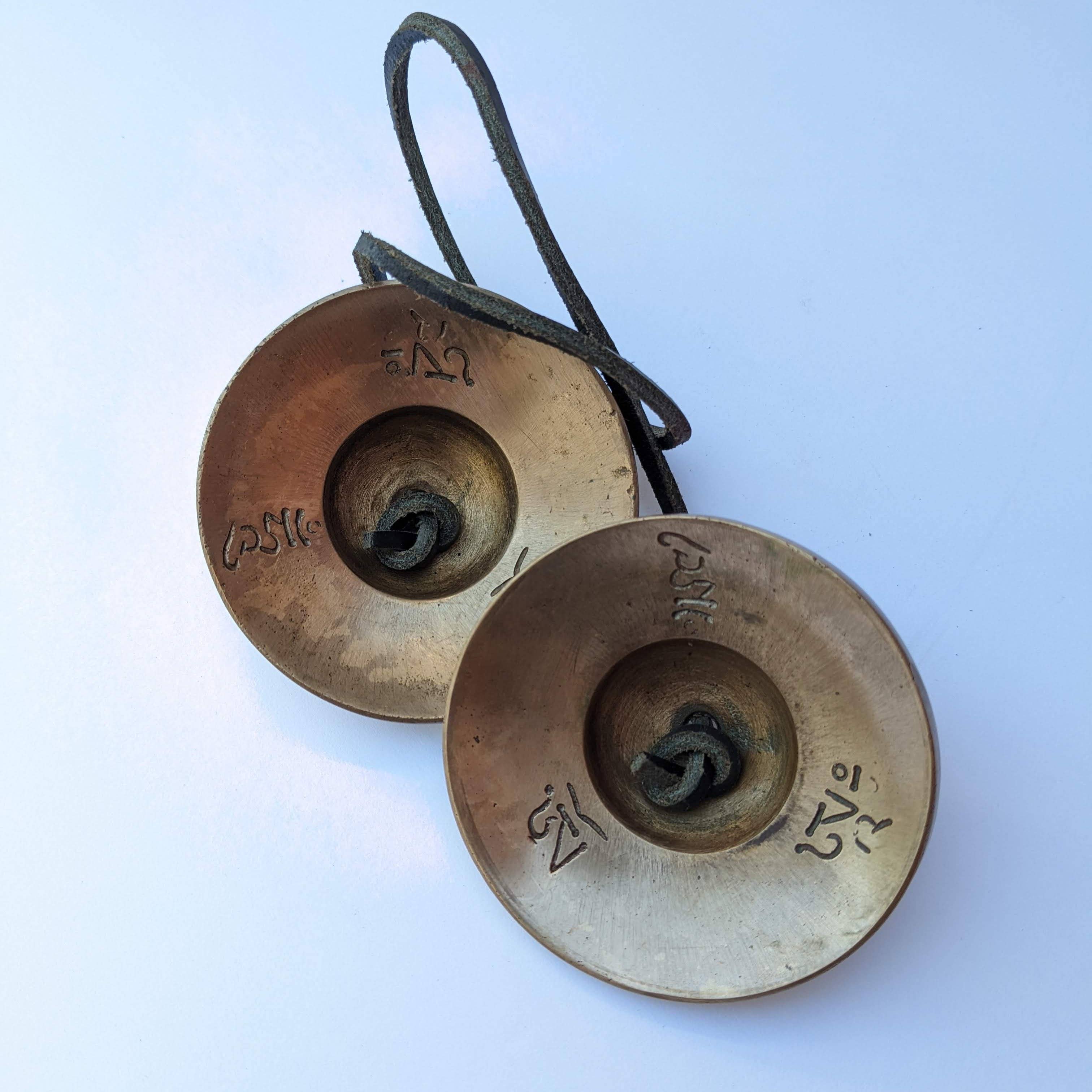 Tenzing Collections - Wholesale Meditation Supplies - 3"inches non DECORATED TINGSHA only for quality sound result7