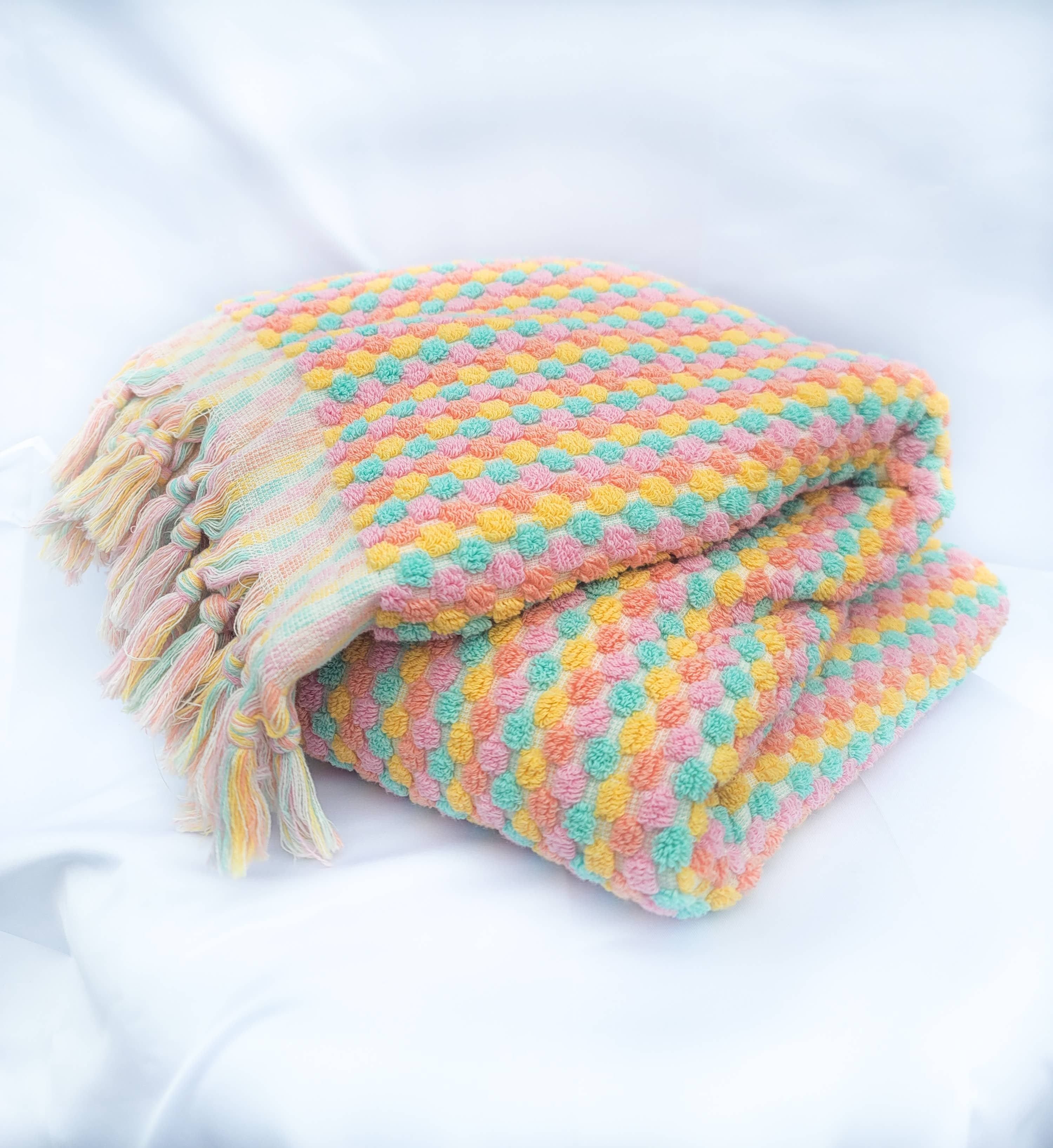 Kalkedon Towels - Wholesale Bath Towel - Polka Dot Turkish Bath Towel | Checkered Towel | Thick Towel0