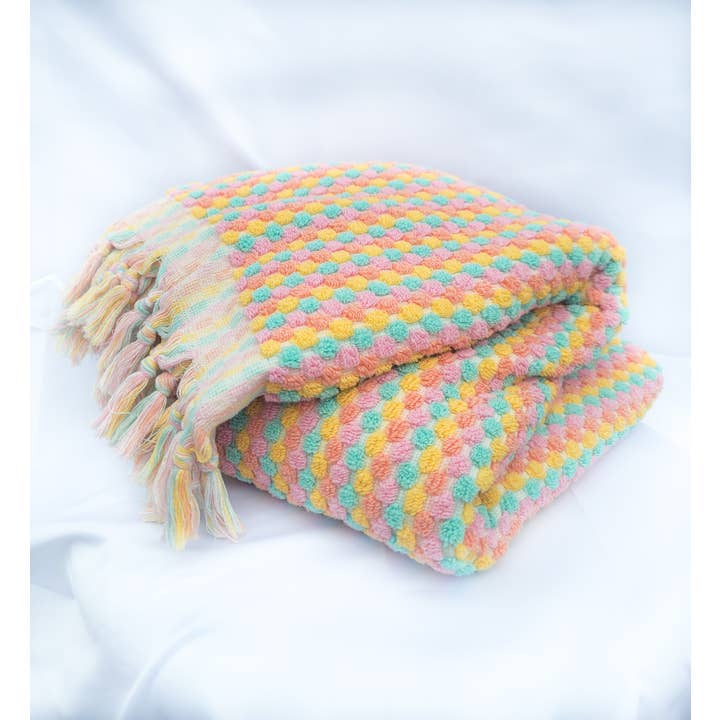 Kalkedon Towels - Wholesale Bath Towel - Polka Dot Turkish Bath Towel | Checkered Towel | Thick Towel