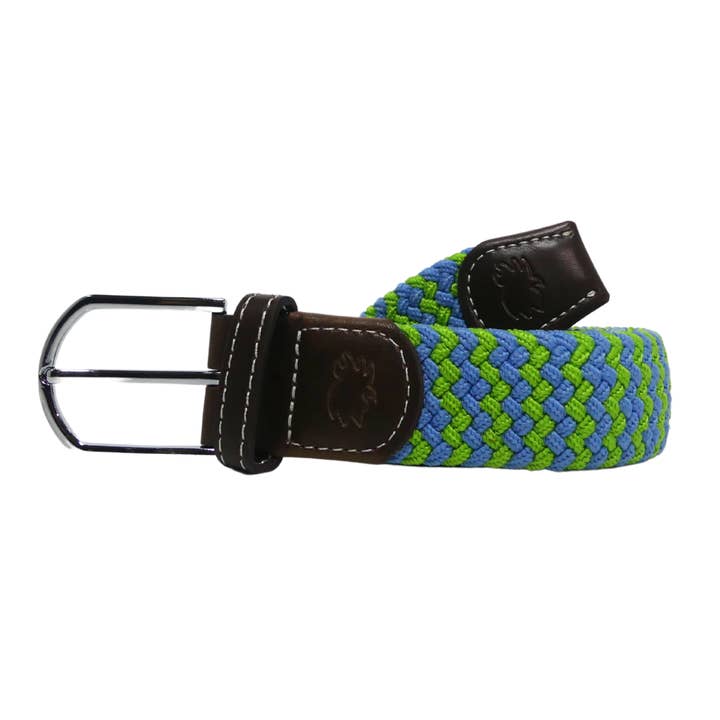 The Bermuda Woven Stretch Belt for wholesale by Roostas