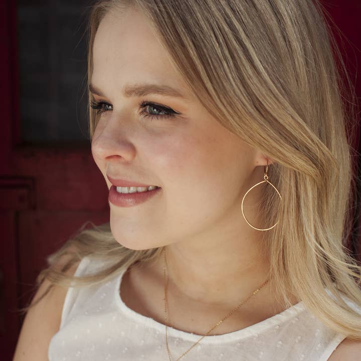 Tumbleweed Shop and Studio LLC - Wholesale Hoop Earrings - Oval Essential Hoop Earrings3