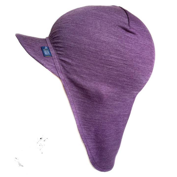 Glückskind - Wholesale Sun Hat - Kids - Blackberry, merino wool & tencel summer cap1