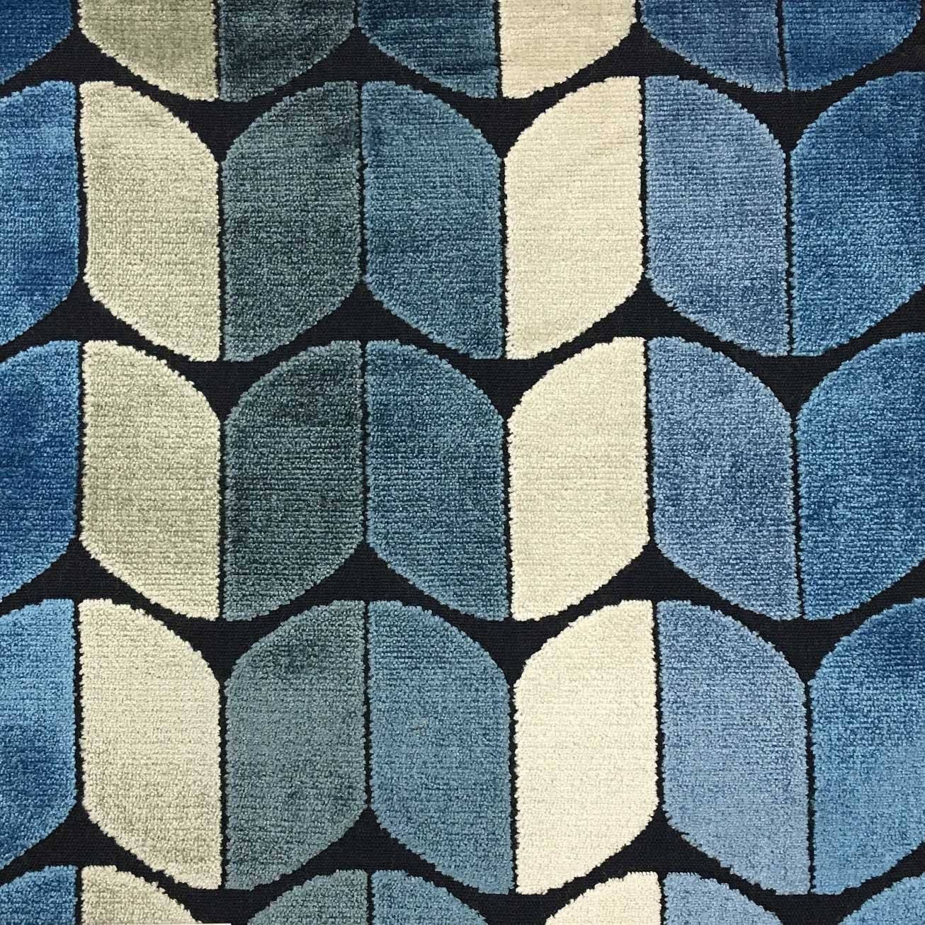 Top Fabric - Wholesale Fabric - Copenhagen - Holland, Arrow Cut Velvet Fabric Upholstery Fabric by the Yard - Available in 13 Colors1