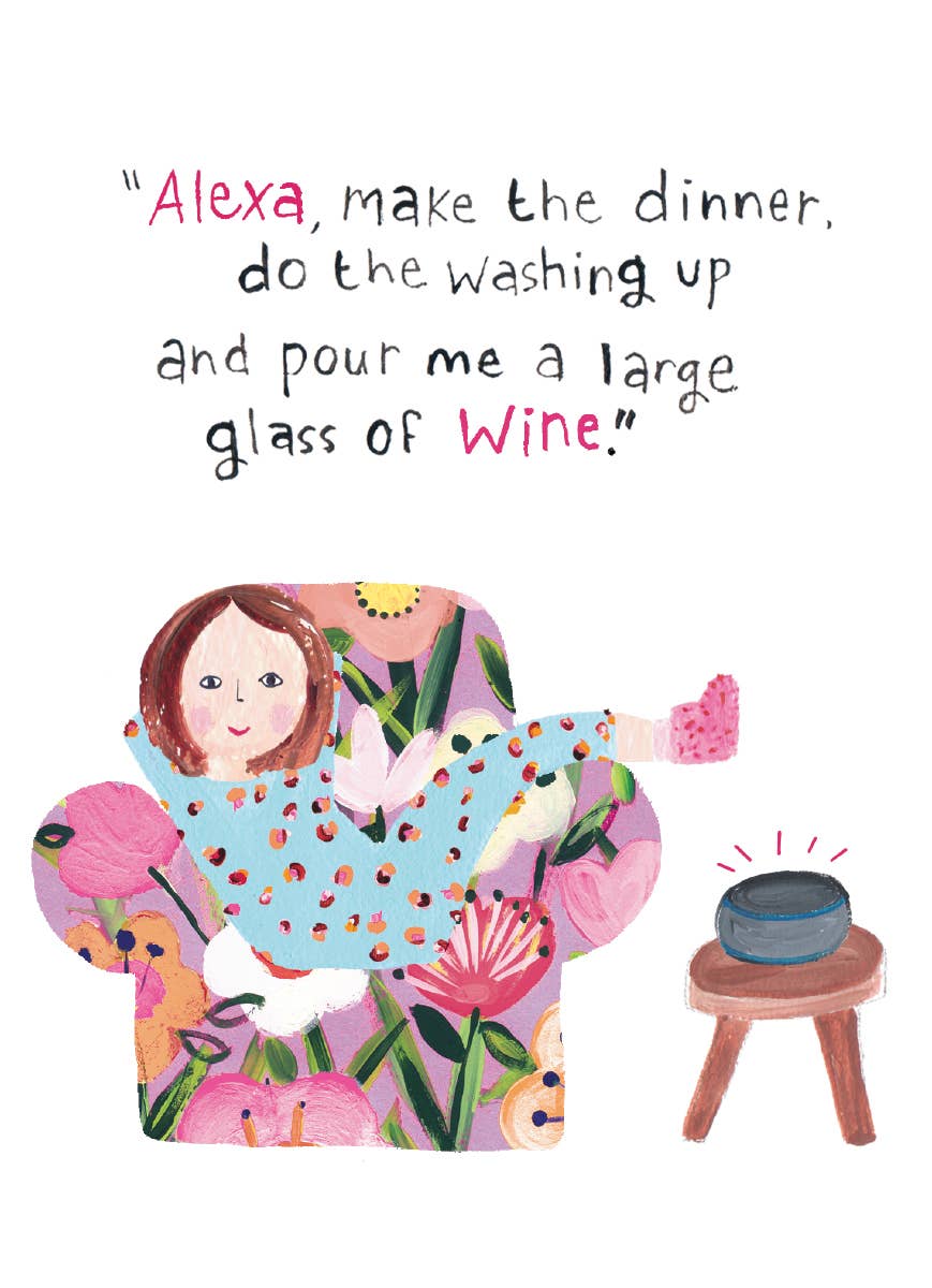 Calypso Cards LLC - Wholesale Birthday Card - ALEXA BIRTHDAY GREETING CARD 4.5 x 6.25"0