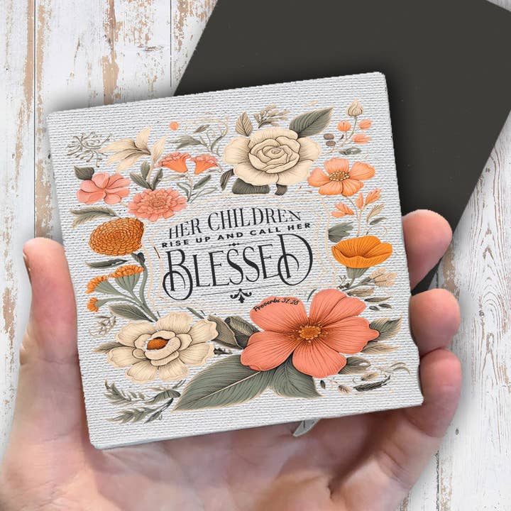 Imán de nevera Día de la Madre Los niños la llaman bendecida para venta al por mayor de Avery Lane Gifts