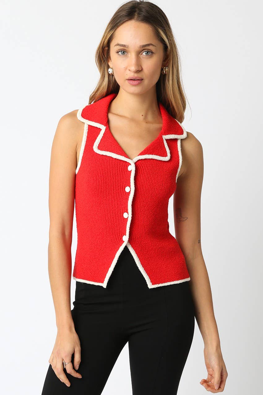 Olivaceous - Wholesale Knit Sweater - Women's - Brenda Sweater5