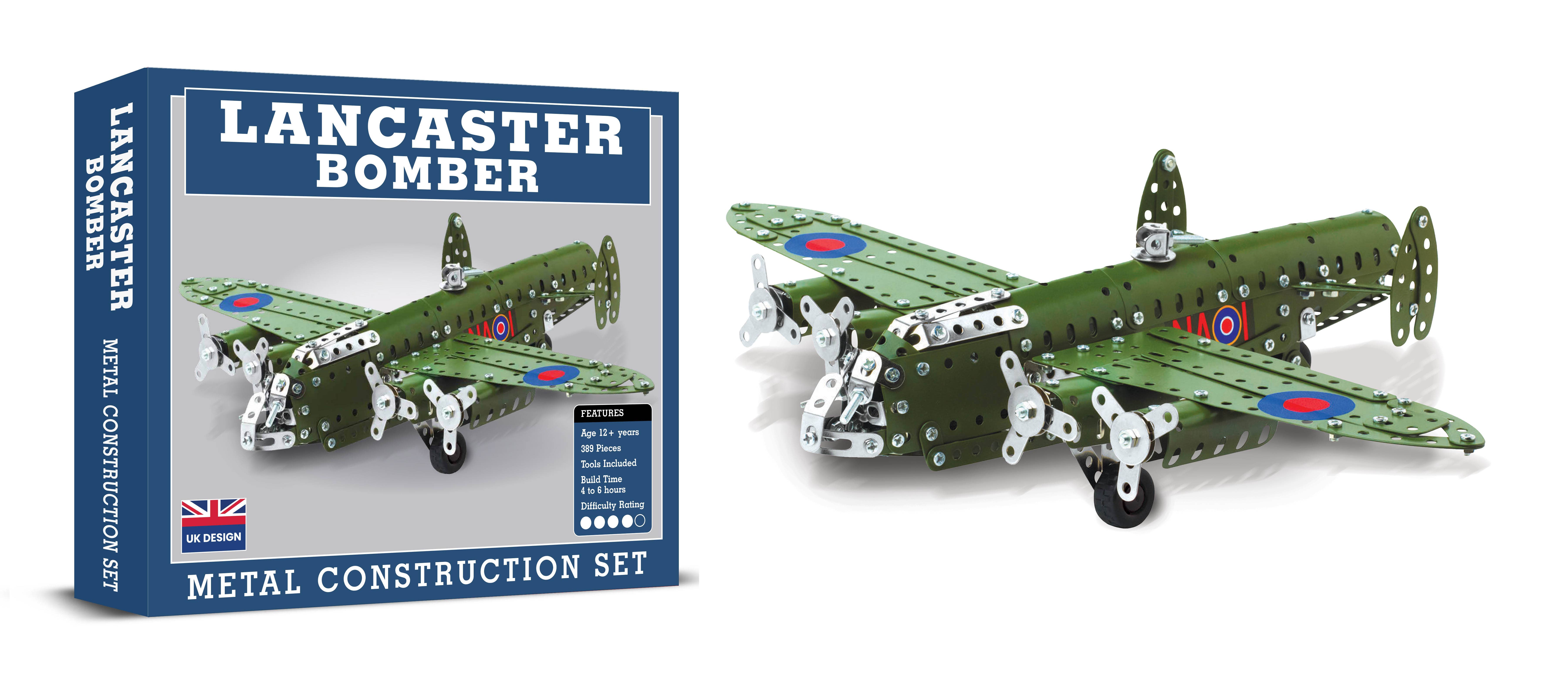 Coach House Partners – wholesale Building set – Child – Lancaster Bomber Metal Construction Set4