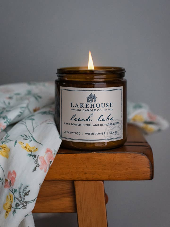 Leech Lake for wholesale by Lakehouse Candle Co.