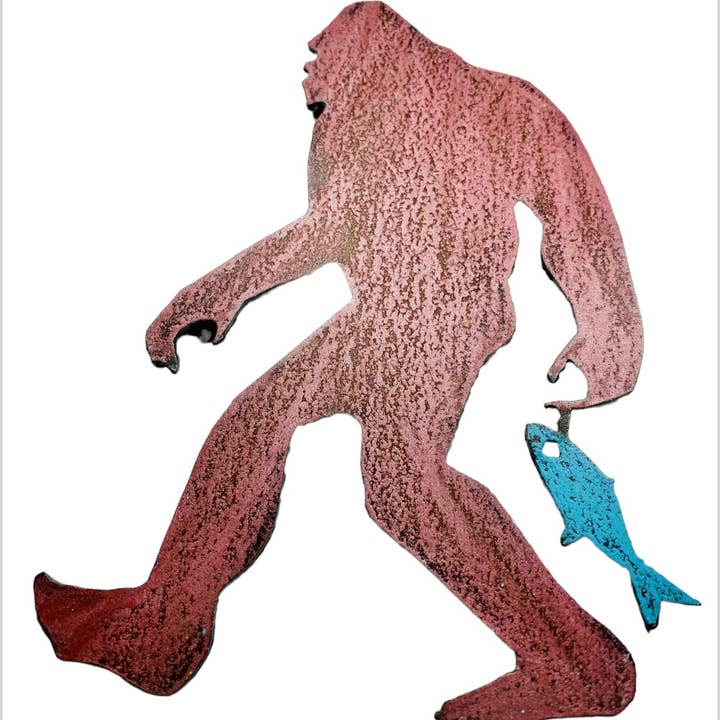 Whimsies - Wholesale Magnet - Bigfoot Magnet Yeti fish magnet lodge gift Colorado Souvenir