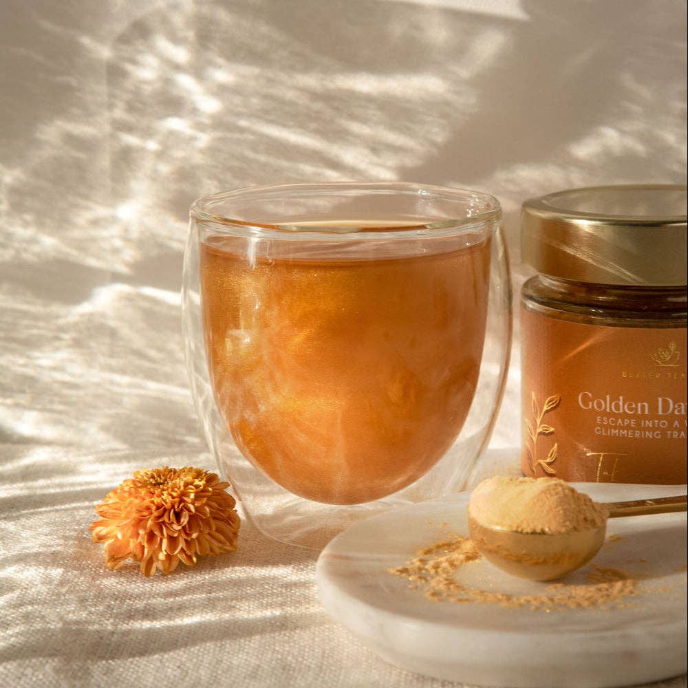 Better Tea Co. - Vendita all'ingrosso Tè sfusi - Sogno Dorato (tè infuso con glitter commestibili)3