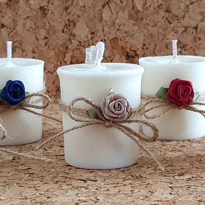 Décor de soja léger, bougie décorative rustique, décoration de mariage pour la vente par Eco Candle Lights