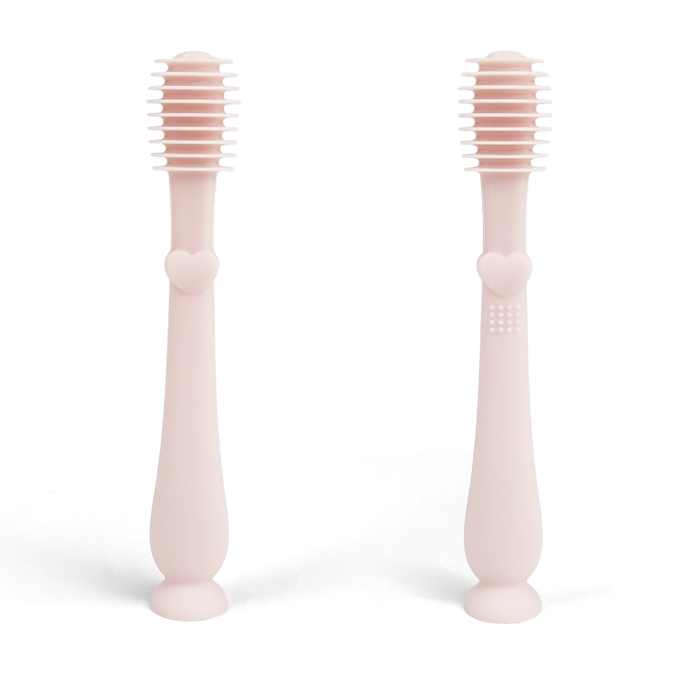Ali+Oli - Wholesale Toothbrush - Kids & Baby - Baby Finger Toothbrush & Tongue Cleaner Oral Set 3m+ (Blush)10
