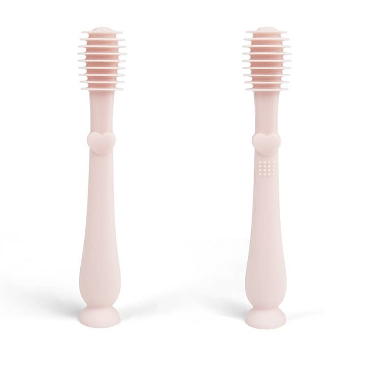 Ali+Oli - Wholesale Toothbrush - Kids & Baby - Baby Finger Toothbrush & Tongue Cleaner Oral Set 3m+ (Blush)10