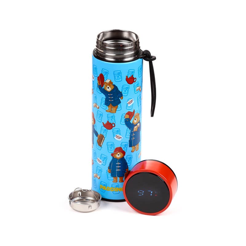 Puckator EU - Wholesale Insulated Mug/Tumbler - Paddington Bear Hot & Cold Digital Thermometer Bottle1