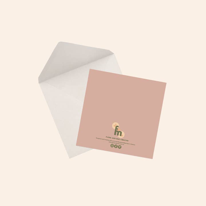 Flora and Mae Creative - Wholesale Everyday greeting card - Dreamy Bookshelves Greeting Card2