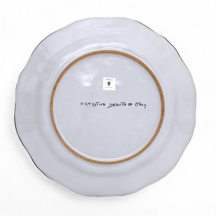 Artistica - Deruta of Italy - Wholesale Dinner Plate - FAENZA-CARNATION: Scalloped Dinner Plate (11 D)6