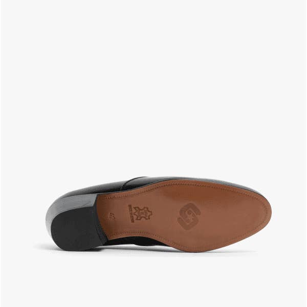 Club Cubano - Vendita all'ingrosso Oxford - Uomo - Scarpe da uomo in pelle liscia con tacco cubano Club Cubano BILBAO nere
