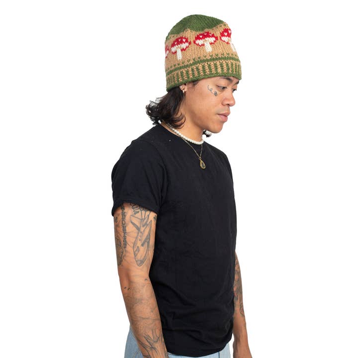 Lakhays Collection Inc. - Wholesale Beanie - Unisex - Wild Mushroom Slouchy Beanie