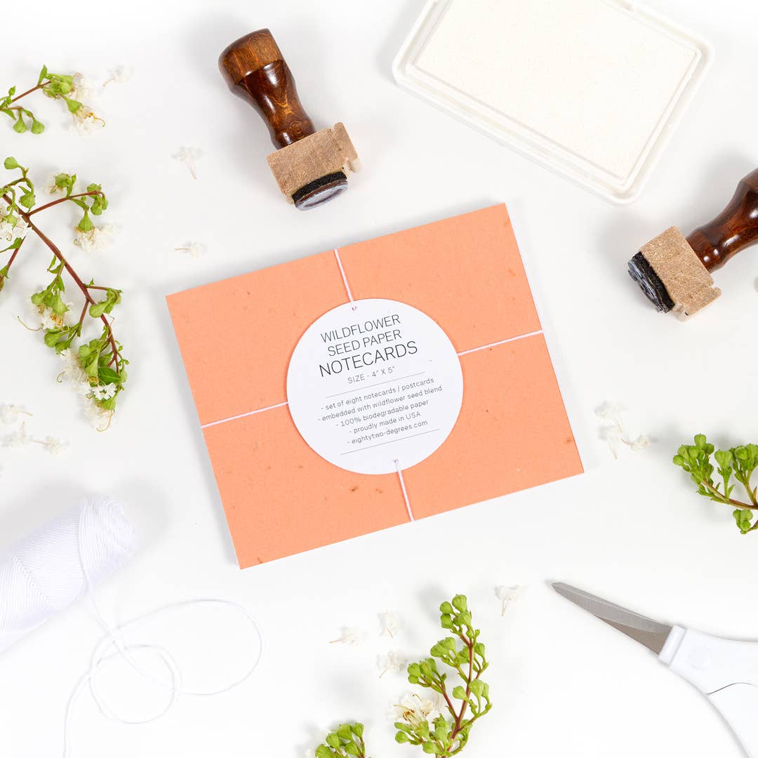 Studio 82° - Wholesale Stationery/Notecard Set - Wildflower Seed Notecards6