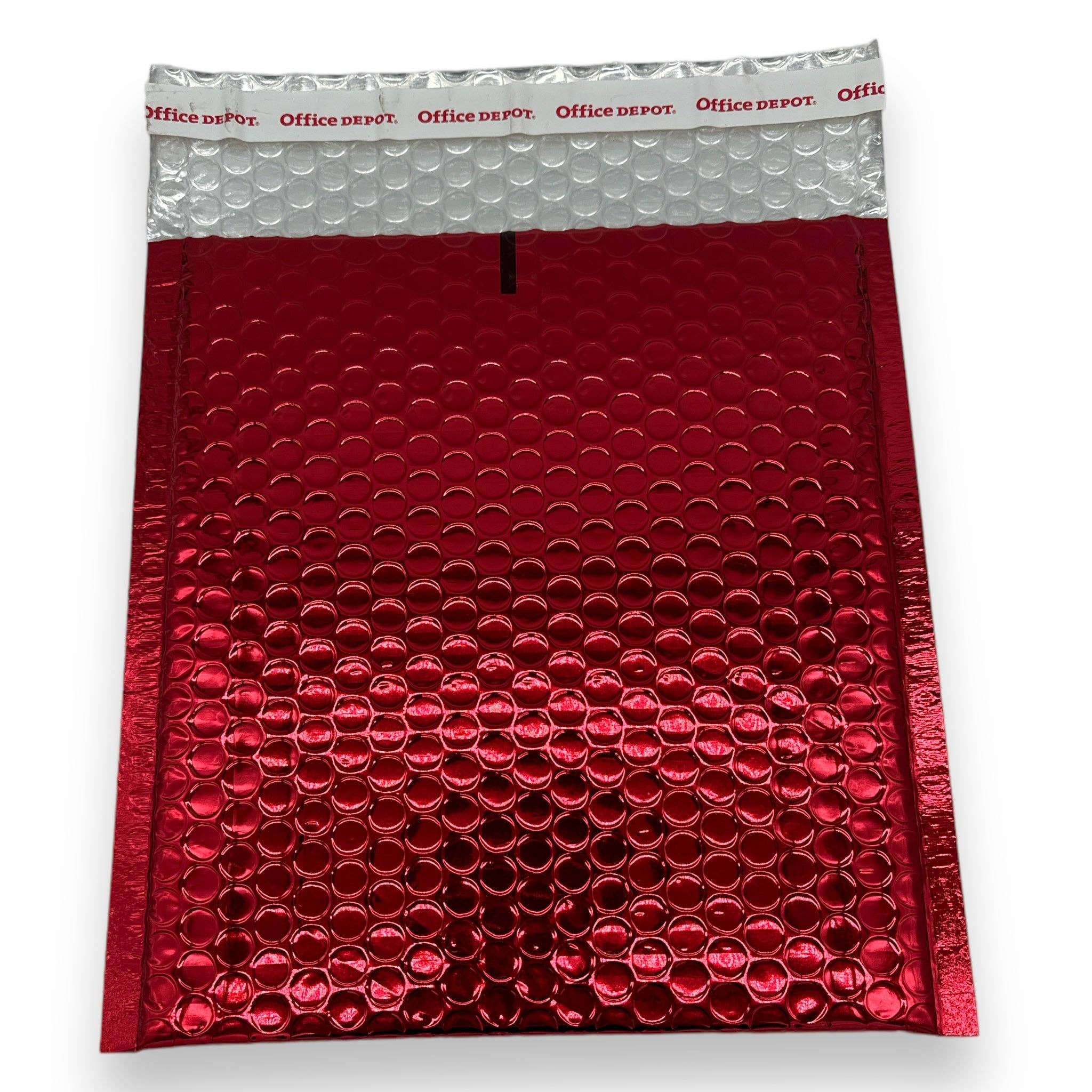 Kinky Pleasure - Wholesale Envelopes - Timmy Toys - PP004 - Metallic Glossy Bubble Envelope - 24X25cm - Red - 1 Piece1