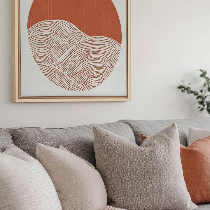 Oleka Canvas - Wholesale Art Print - EARTH WAVES, Oeuvre sur toile étiré