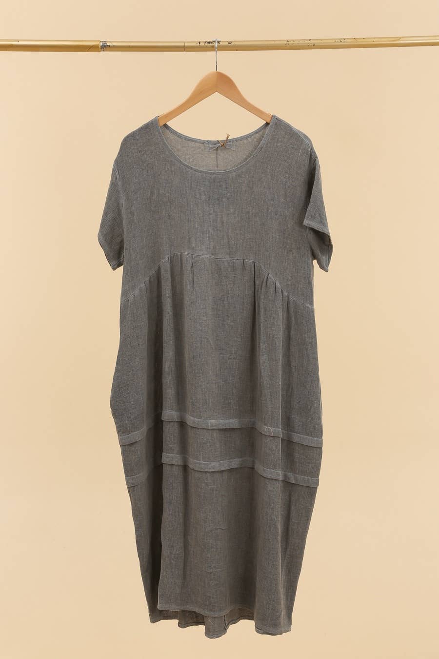 LÉA & LUC - Wholesale Jurk - Dames - Jurk van 50% katoen en 50% linnen REF. 101208