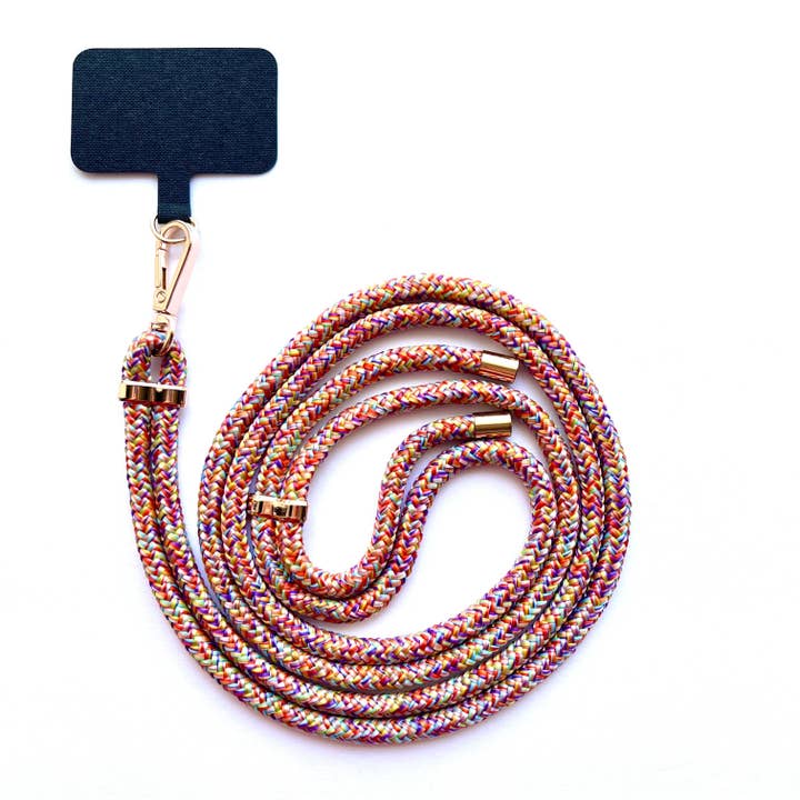Sunset Phone Lanyard - Golden Adjuster for wholesale by PHONELACE