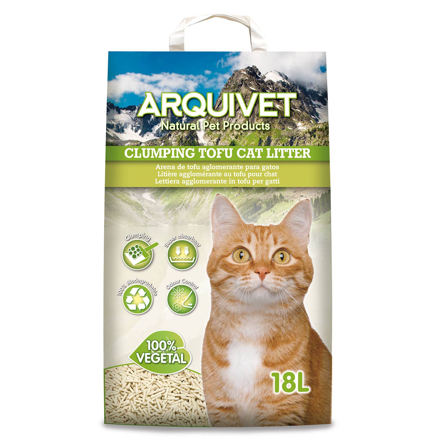 ARQUIVET, S.L.U. - Wholesale Cat Litter - Tofu Cat Litter 18L0