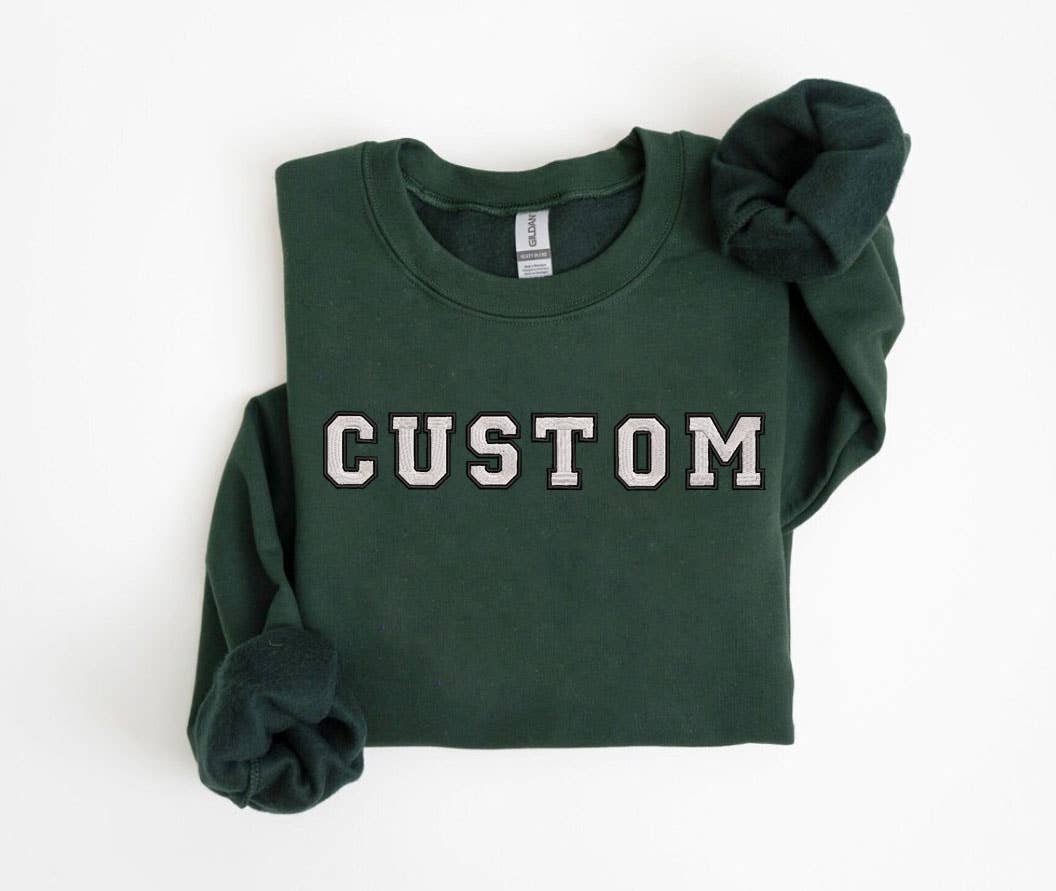 One Nine – Großhandel Sweatshirt mit Grafikdruck – Unisex – Bestickte Sweatshirts mit Rundhalsausschnitt3