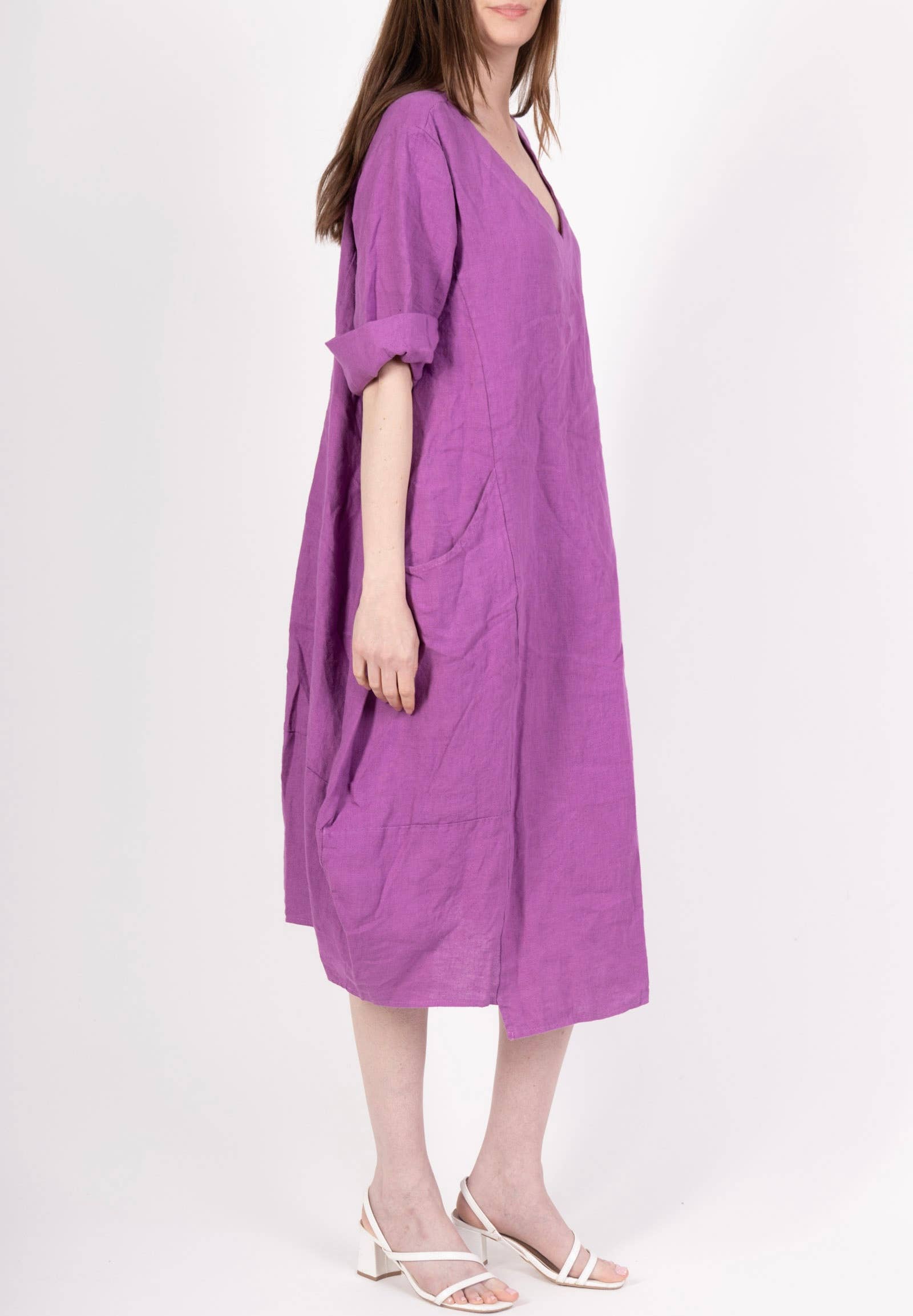 LINEN & COTTON HOUSE – wholesale Dress – Women's – 277 DRESS IN LINEN SPRING SUMMER CLOTHING55