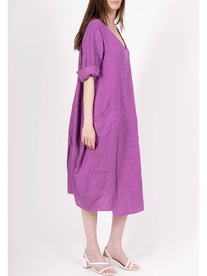 LINEN & COTTON HOUSE – wholesale Dress – Women's – 277 DRESS IN LINEN SPRING SUMMER CLOTHING55