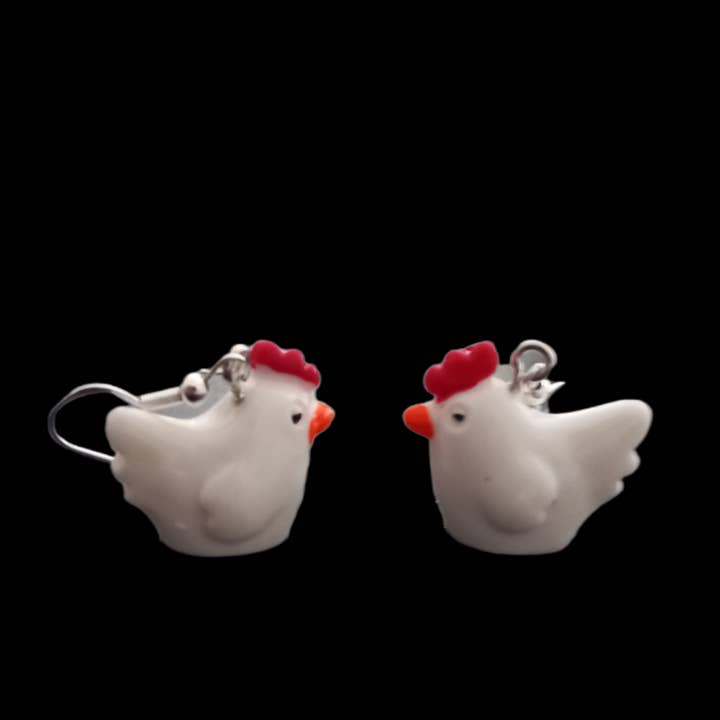Boucles d'oreilles Farm Animal pour la vente par Funky Welsh Craft and Gifts