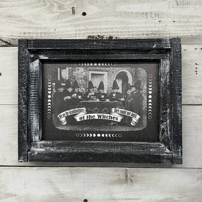 316 Legacy LLC - Wholesale Sign - Granddaughters of Witches Salem Halloween Farmhouse Sign