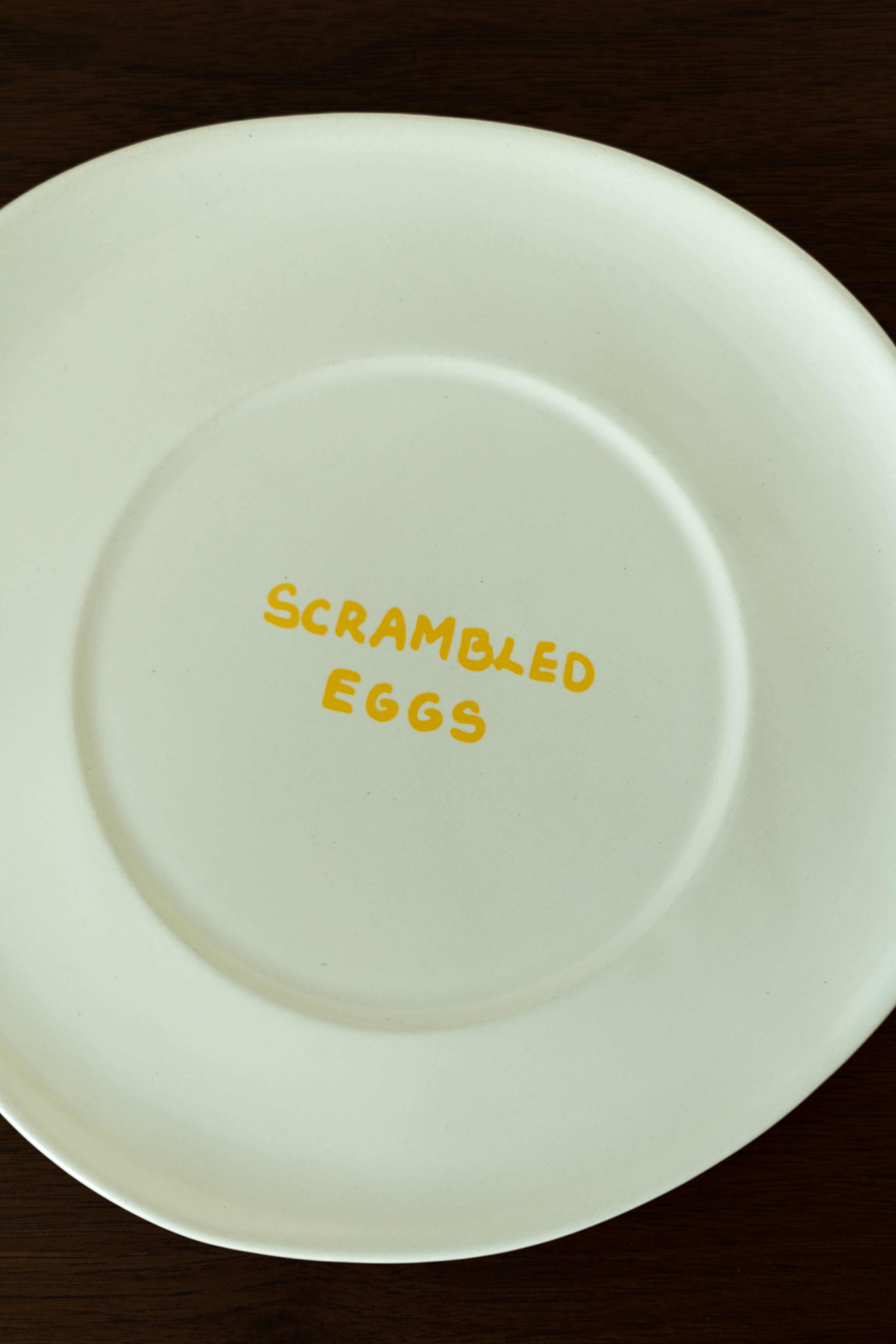 Sisi, house of style BV - Wholesale Dinner Plate - Sisi plate, scrambled eggs1