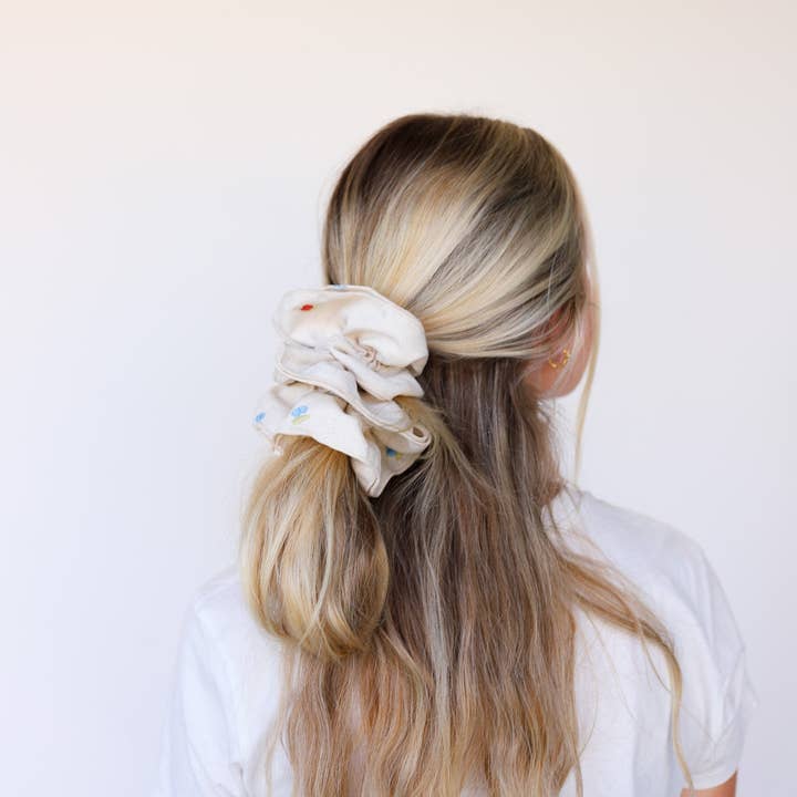 KAXI - Wholesale Scrunchie - Women's - CREAM FARMERS MARKET CORSET SCRUNCHIE13